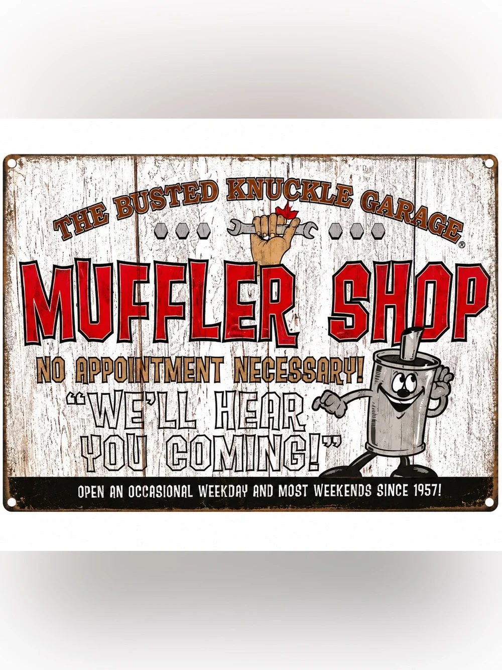 NEW Muffler Shop Metal Sign